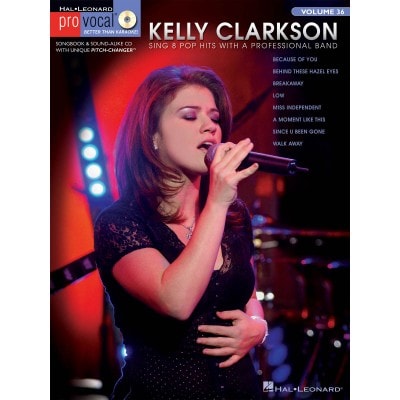 PRO VOCAL VOLUME 15 - KELLY CLARKSON WOMEN'S EDITION VOICE BOOK.CD - VOICE