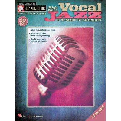  Jazz Play Along Vol.131 - Vocal Jazz + Cd - High Voice