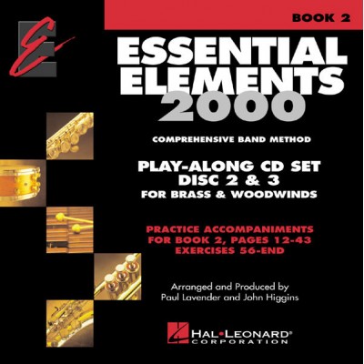 ESSENTIAL ELEMENTS 2000 - BOOK 2 - PLAY-ALONG TRAX - CD SEUL