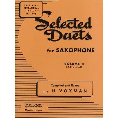 HAL LEONARD VOXMAN H. - SELECTED DUETS FOR TWO SAXOPHONES