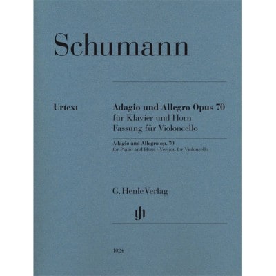  Schumann R. - Adagio Und Allegro Fr Horn (op.70) - Version Violoncelle 