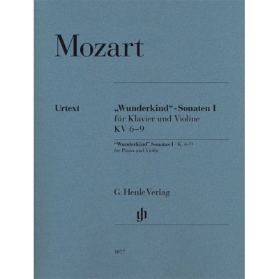 Mozart W.a. - Wunderkind Sonatas Vol. 1 K. 6-9 - Piano Et Violon