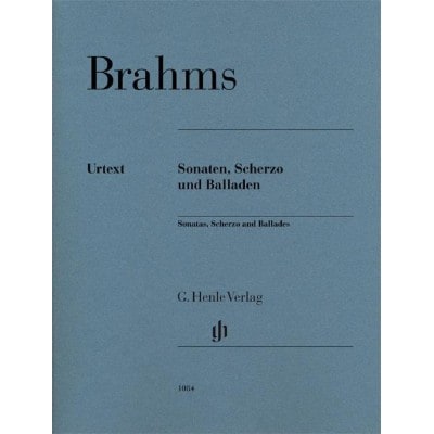 JOHANNES BRAHMS - SONATAS, SCHERZO AND BALLADS PB