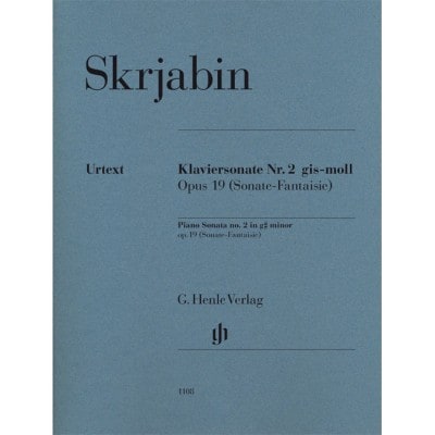  Scriabine A. - Piano Sonata N 2 G Sharp Minor  Op. 19 (sonate-fantaisie)