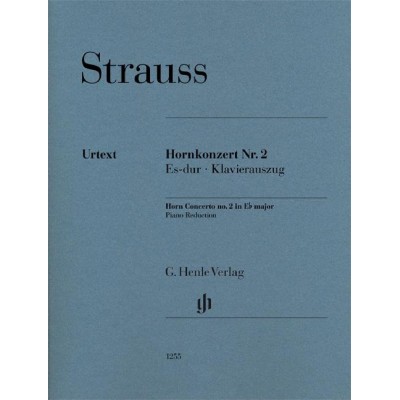 HENLE VERLAG RICHARD STRAUSS - HORN CONCERTO NO. 2 IN E FLAT MAJOR - COR ET PIANO