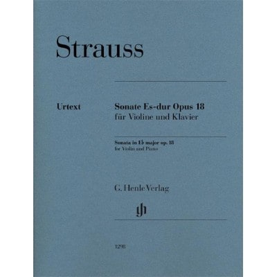 RICHARD STRAUSS - SONATA IN E FLAT MAJOR OP. 18 - VIOLON ET PIANO