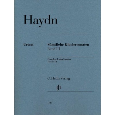 HENLE VERLAG JOSEPH HAYDN - COMPLETE PIANO SONATAS VOLUME III PB.