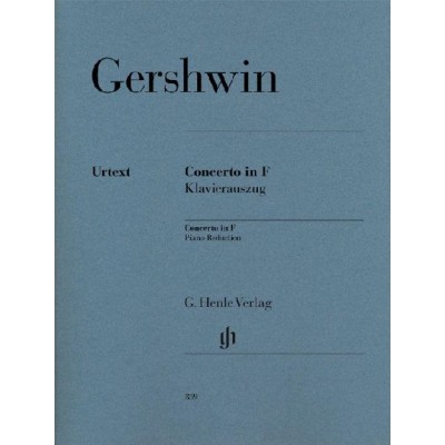 GEORGE GERSHWIN - CONCERTO IN F FOR PIANO AND ORCHESTRA - 4-HAND PIANO