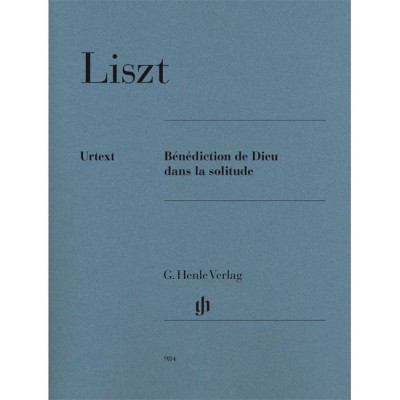 LISZT F. - BENEDICTION DE DIEU DANS LA SOLITUDE - PIANO
