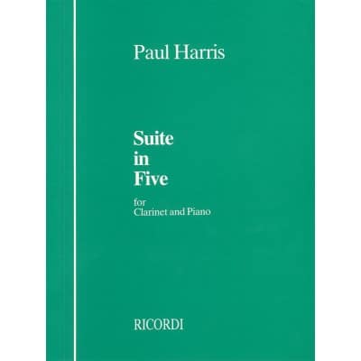  Harris - Suite In Five- Clarinette Et Piano