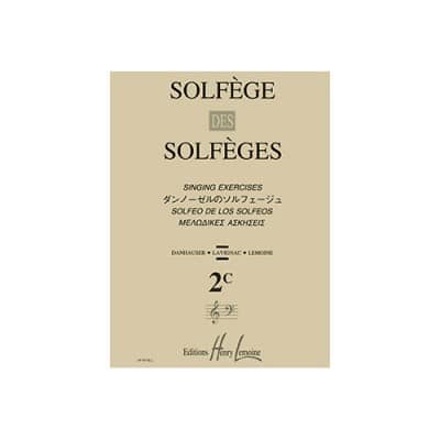 LAVIGNAC ALBERT - SOLFEGE DES SOLFEGES VOL.2C SANS ACCOMPAGNEMENT