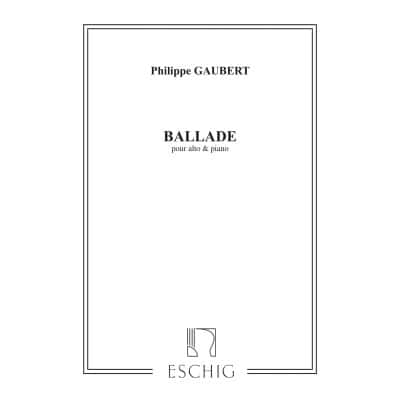  Gaubert - Ballade - Alto Et Piano