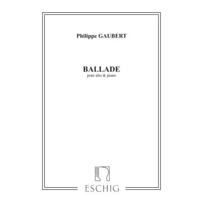 GAUBERT - BALLADE - ALTO ET PIANO