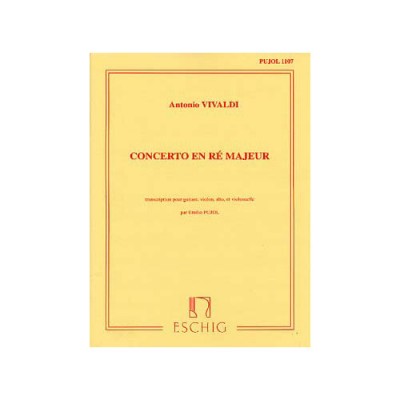 VIVALDI A. - CONCERTO EN RE - GUITARE ET CORDE