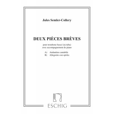 SEMLER-COLLERY - DEUX PIECES - TUBA ET PIANO