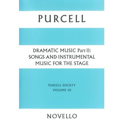  Purcell Henry - The Works Of Henry Purcell - Songs And Instrumental Music For The Stage - Opera