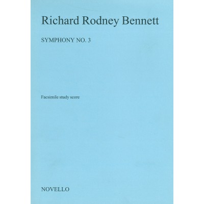  Bennett Richard Rodney - Symphony No. 3 - Score - Orchestra