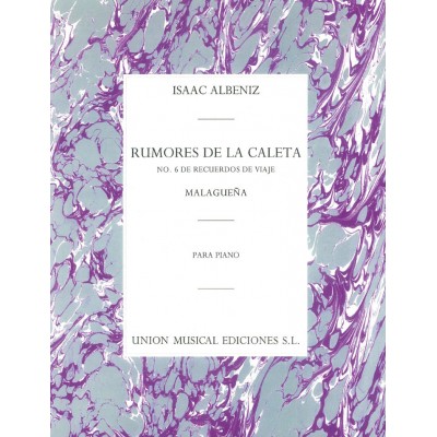 ALBENIZ RUMORES DE CLTA NO6 OP71 - PIANO SOLO