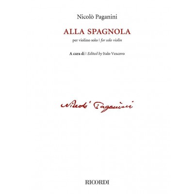  Niccolo Paganini - Alla Spagnola - Violon