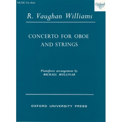 VAUGHAN WILLIAMS R. - CONCERTO FOR OBOE AND STRINGS - REDUCTION PIANO 