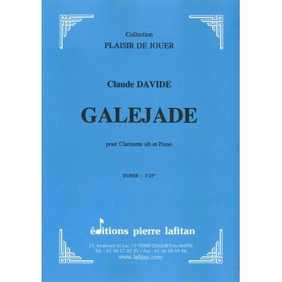  Davide Claude - Galejade - Clarinette and Piano