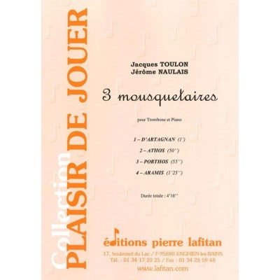  Toulon / Naulais - 3 Mousquetaires - Trombone Et Piano