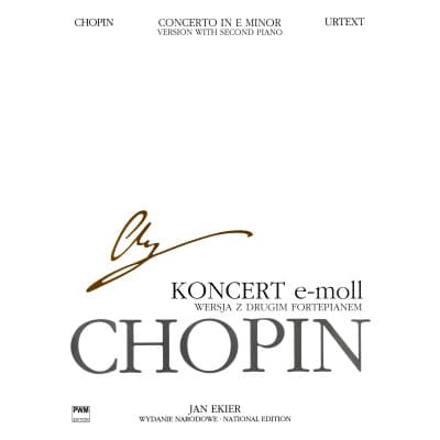CHOPIN F. EKIER J. - CONCERTO EN MI MINEUR OP11 - EDIT.URTEXT (TEXTE ANGLAIS/POLONAIS) 2 PIANOS