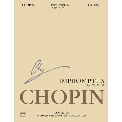 CHOPIN F. EKIER J. - IMPROMPTUS OP29,36,51 - (SERIE A) EDIT.URTEXT (TEXTE POLONAIS) PIANO