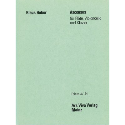 ARS VIVA VERLAG Huber Klaus - Ascensus - Flute, Cello And Piano