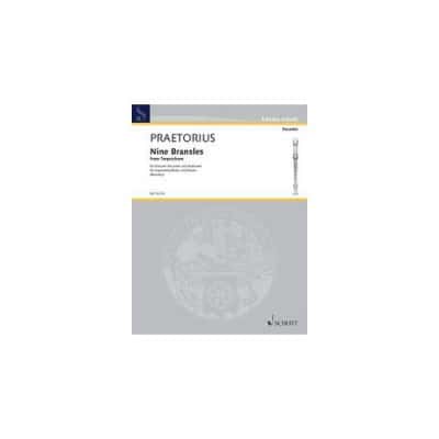 PRAETORIUS MICHAEL - 9 BRANSLES FROM TERPSICHORE - SOPRANO RECORDER AND PIANO