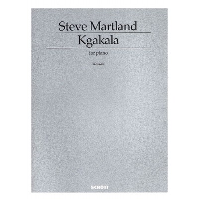 MARTLAND STEVE - KGAKALA - PIANO