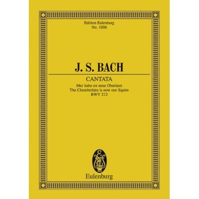  Bach J.s. - Cantata No.212 Bwv 212 - 2 Solo Parts, Choir And Chamber Orchestra