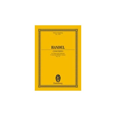 HAENDEL G.F. - ORGAN CONCERTO NO.11 G MINOR OP.7/5 HWV 310