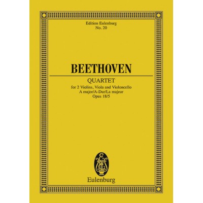  Beethoven L.v. - String Quartet A Major Op.18/5 - String Quartet