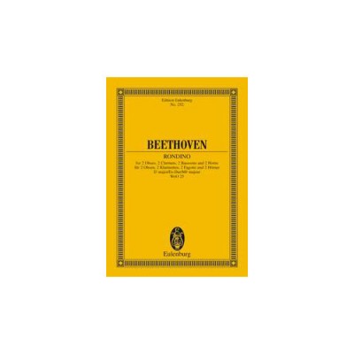 EULENBURG BEETHOVEN L.V. - RONDINO EB MAJOR OP.POSTH. WOO 25