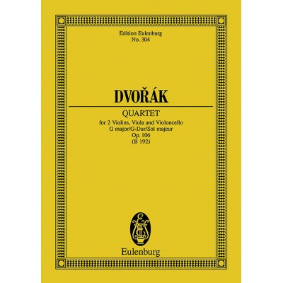  Dvorak A. - String Quartet G Major Op.106 - Score