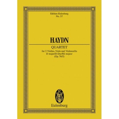 Haydn J. - String Quartet D Major Op.76/5 Zopc