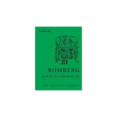 ROMBERG A. - FLUTE QUINTET IN E MIN. OP.41/1 - CONDUCTEUR ET PARTIES 