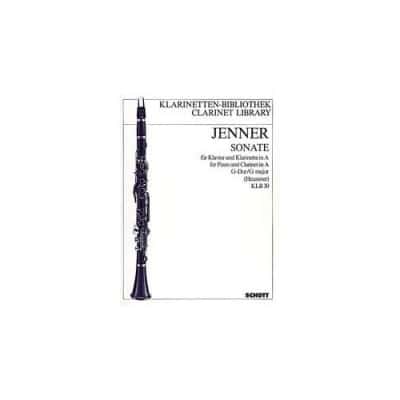  Jenner C.u.g. - Sonata G Major - Clarinette En La Et Piano  