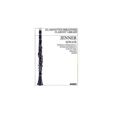 JENNER C.U.G. - SONATA G MAJOR - CLARINETTE EN LA ET PIANO 