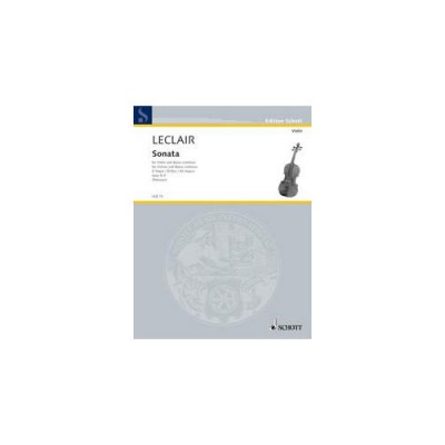 LECLAIR J.M. - SONATA D MAJOR OP.9/3 - VIOLON ET BASSE CONTINUE