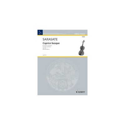 SARASATE P. - CAPRICE BASQUE OP. 24 - VIOLON