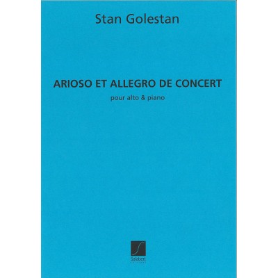 GOLESTAN - ARIOSO ET ALLEGRO - ALTO ET PIANO