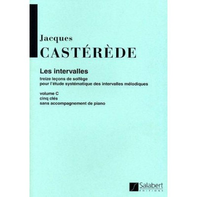 JACQUES CASTEREDE - INTERVALLES VOL. 4 7 CLES SANS PIANO