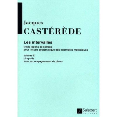SALABERT JACQUES CASTEREDE - INTERVALLES VOL. 4 7 CLES SANS PIANO