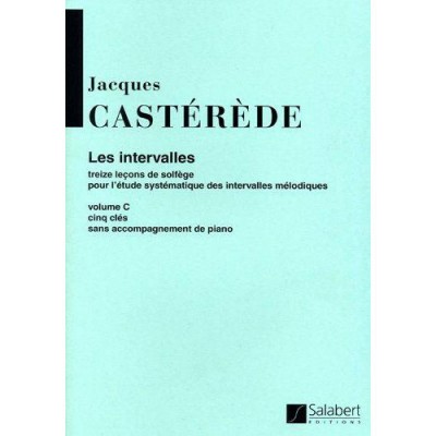 JACQUES CASTEREDE - INTERVALLES VOL. 3 5 CLES SANS PIANO