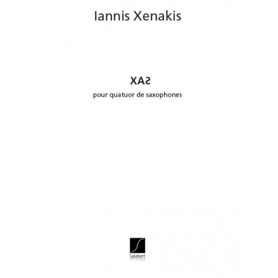 XENAKIS - XAS - 4 SAXOPHONES