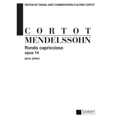 MENDELSSOHN F. - RONDO CAPRICCIOSO OPUS 14 - PIANO