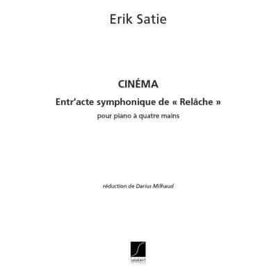  Satie Erik - Cinema - Piano 4 Mains