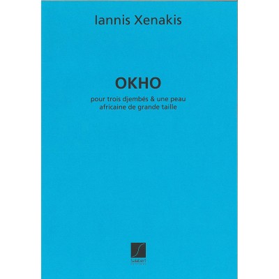 SALABERT XENAKIS IANNIS - OKHO - 3 DJEMBES ET UNE PEAU AFRICAINE